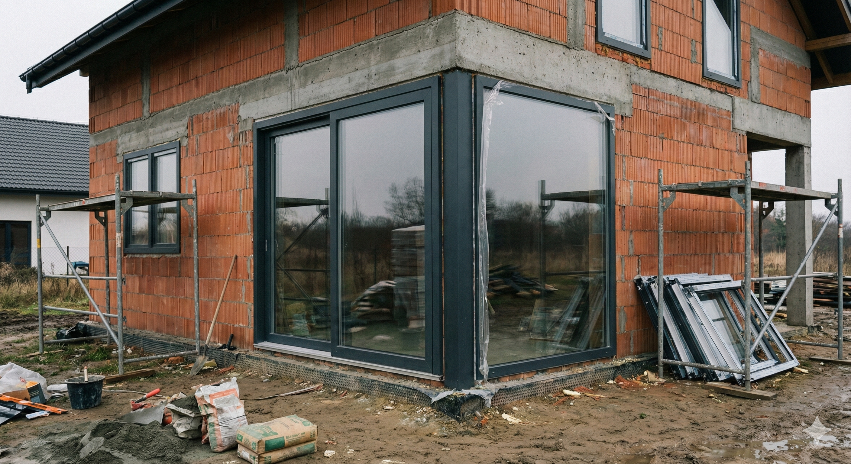 Drzwi zewnętrzne aluminiowe